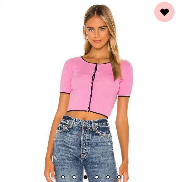 Revolve crop top + cropped cardigan set - Picture 5 of 6